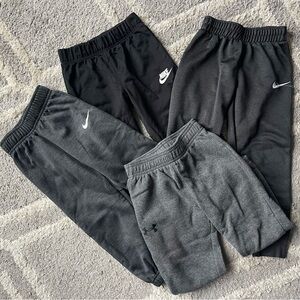 Nike Kids Black and Gray Joggers Set